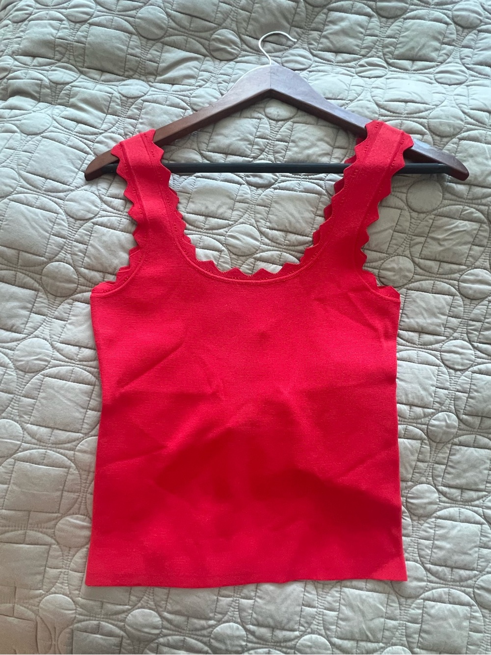 TUCKERNUCK Cherry Ric Rac Compression Tank - Picture 11 of 16